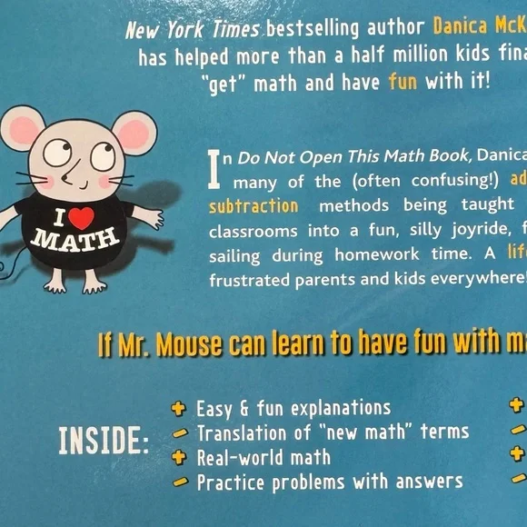 Do Not Open This Math Hardcover Kid Book Addition & Subtraction Methods - Picture 3 of 8